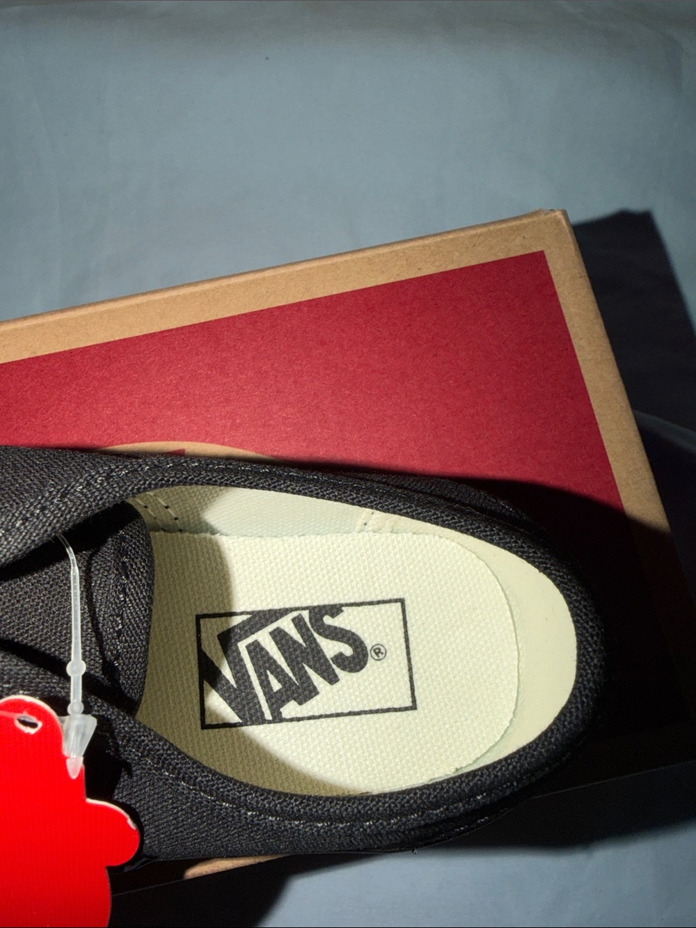 Vans Kids Black Canvas Low-Top Sneaker - Picture 8 of 8